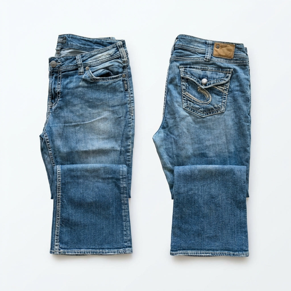 Silver Jeans Co. Flared Jeans für Damen in Blau