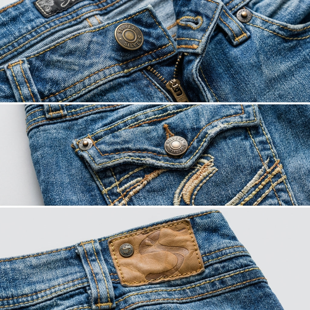 Silver Jeans Co. Flared Jeans für Damen in Blau